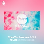 "MACOfam" Tie-Dye バスタオル