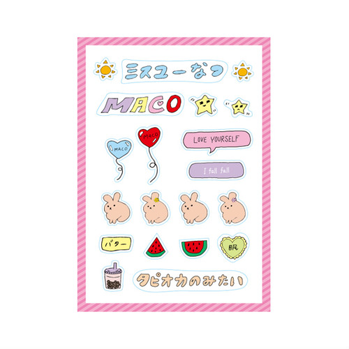"MACO" ステッカーシート