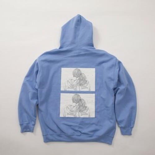 FUSEMACO HOODIE SWEAT - LIGHT BLUE
