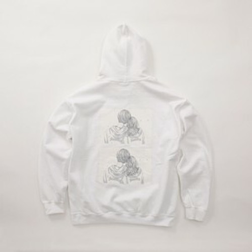 FUSEMACO HOODIE SWEAT - WHITE