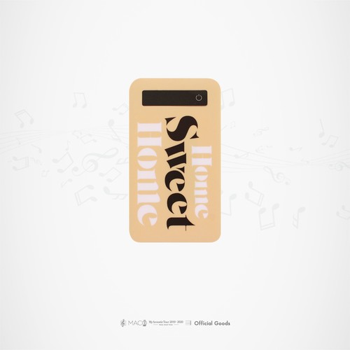 "Sweet Home" モバイルバッテリー[ベージュ]